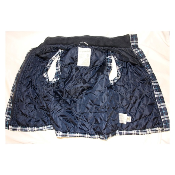 Aeropostale Plaid Quilted Sleeveless Jacket Vest - Picture 7 of 8